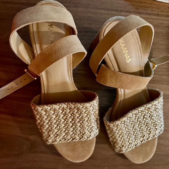 KAANAS Ankle Wrap Heels - Picture 7 of 8